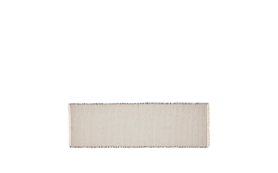 Broste Copenhagen Elouise Runner 140 Cm Bone-white Black