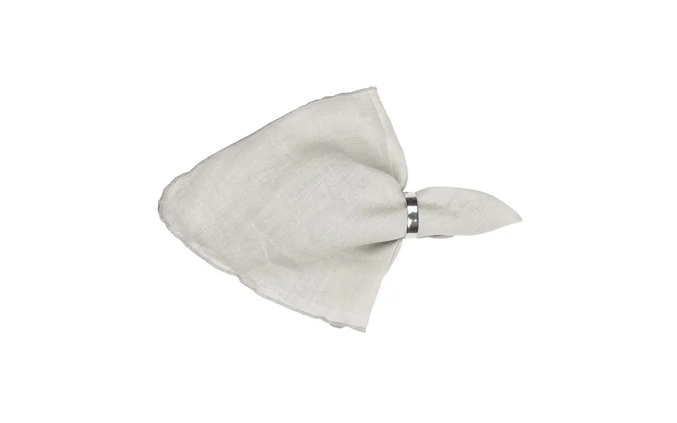 Broste Copenhagen Gracie Linen Napkins Off-white