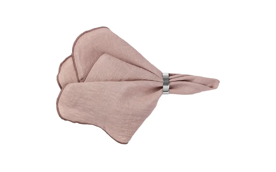 Broste Copenhagen Gracie Linen Napkins Pink