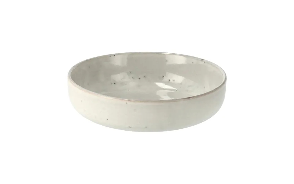 Broste Copenhagen Nordic Sand Deep Plate 17 Cm