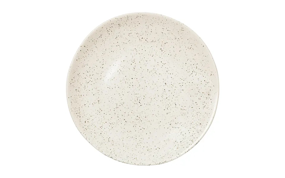Broste Copenhagen Nordic Vanilla Plate Ø20 Cm Cream With Grains