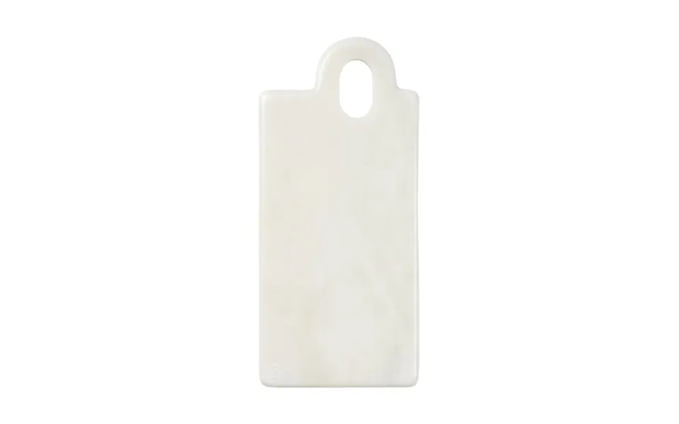 Broste Copenhagen Olina Cutting Board 14x31 Cm White Marble