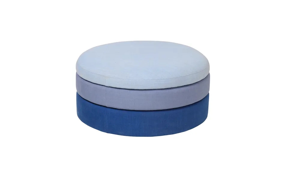 Broste Copenhagen Pond Pouffe 30 Cm Blue Shades