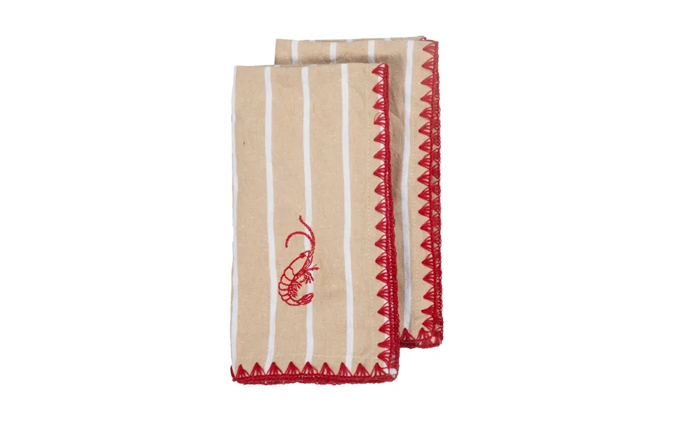 Byon Bubba Kitchen Towel 50x70 Cm 2-pack Beige