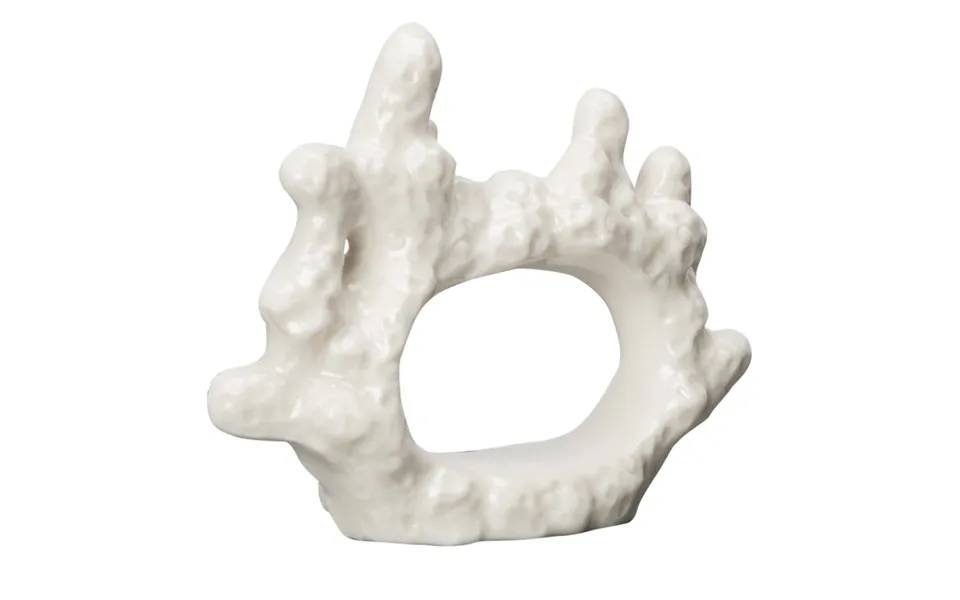 Byon Coral Napkin Ring White