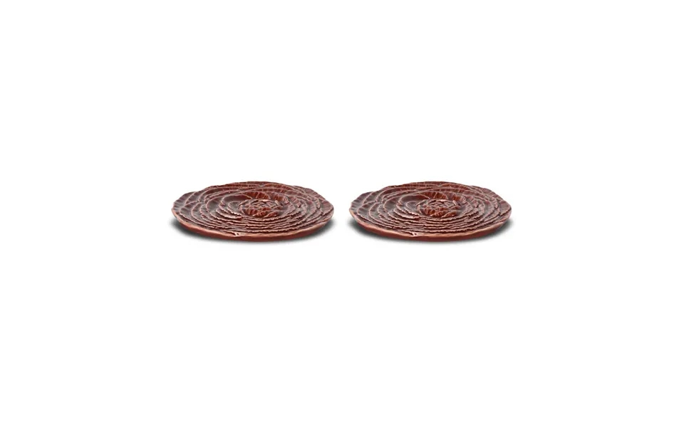 Byon Veggie Coasters Ø10 Cm 2-pack Burgundy