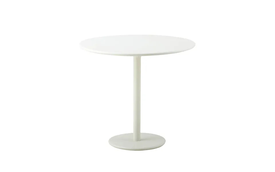Cane-line Go Coffee Table Ø80 Cm White-white