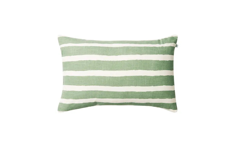 Chhatwal & Jonsson Block Stripe Outdoor Cushion 40x60 Cm Sage-off White