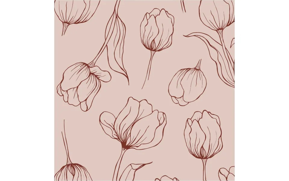 Cooee Design Tulipa Napkins 33x33 Cm Blush