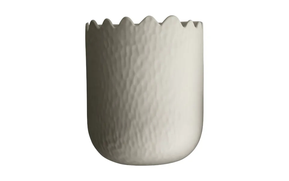 Dbkd Flowery Wall Pot 24 Cm Cream