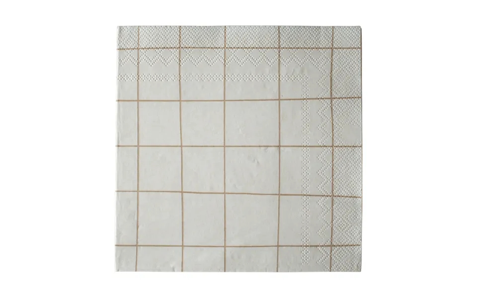 Dbkd Square Paper Napkin 33x33 Cm 20-pack Cream