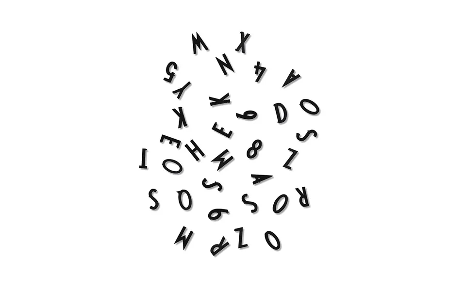 Design Letters Design Letters Letter Box Black Letters