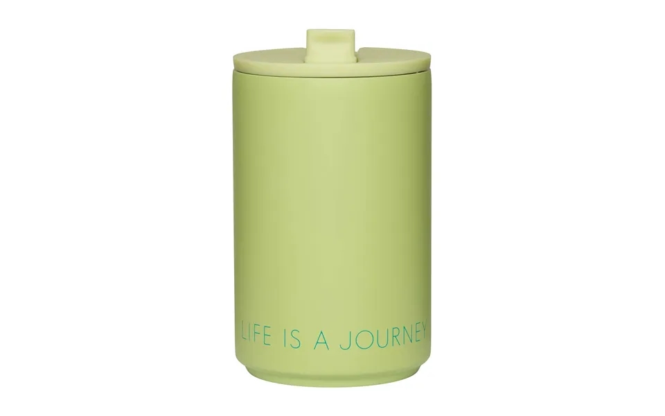 Design Letters Design Letters Thermal Mug Green Pale