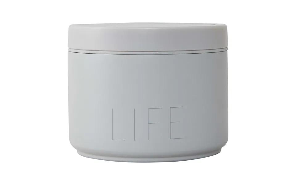 Design Letters Design Letters Thermos-box Small Life-grey