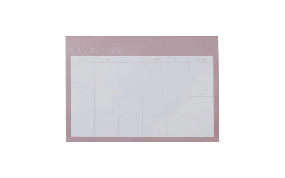 Design Letters Design Letters Weekly Planner Paper Lavender