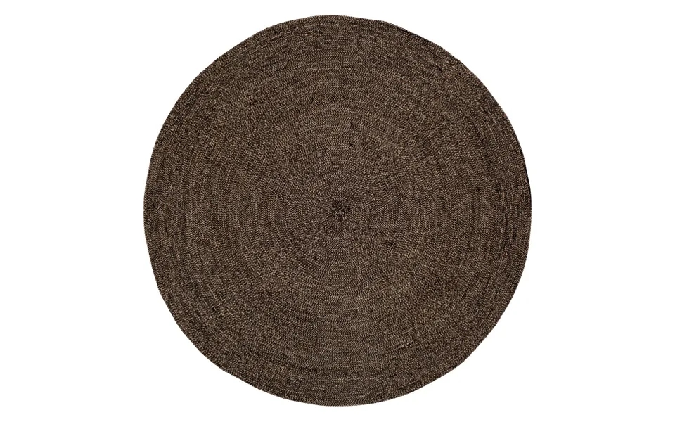 Dixie Ella Rug Ø125 Cm Black-nature