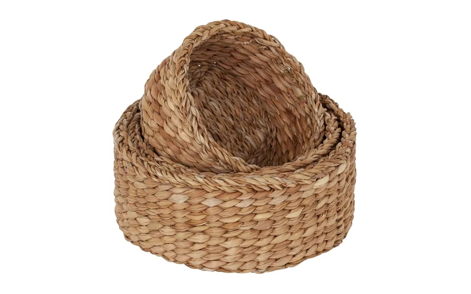 Dixie Esther Bread Basket 3 Pieces Natural