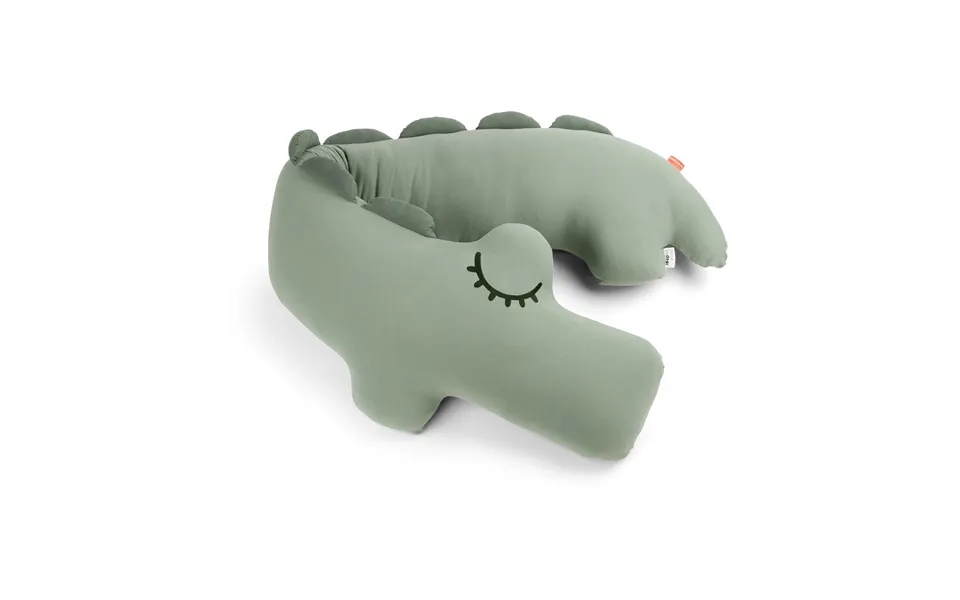 Done By Deer Croco Body Pillow 36x150 Cm Green