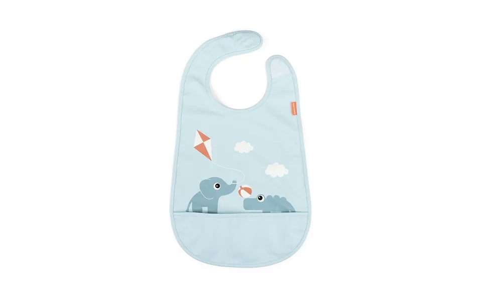 Done By Deer Playground Bib With Velcro Blue