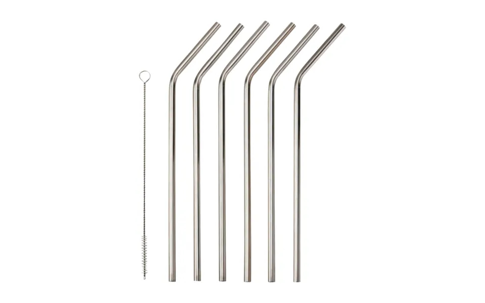 Dorre Corrigan Straw 23 Cm 6-pack Stainless Steel