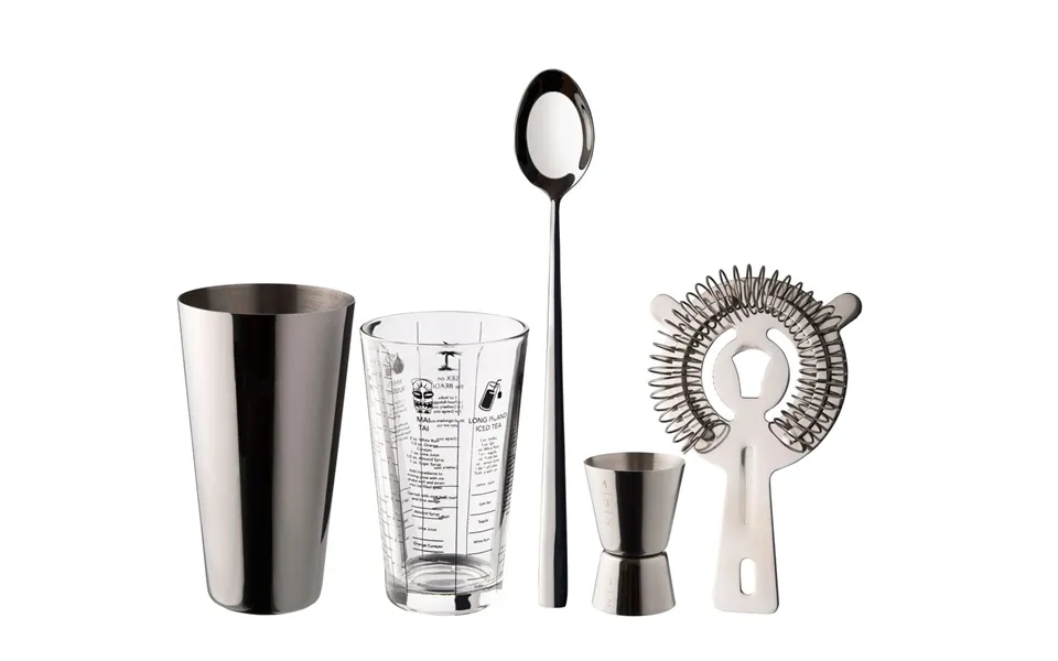 Dorre Dolan Bar Set 5 Pieces Stainless Steel