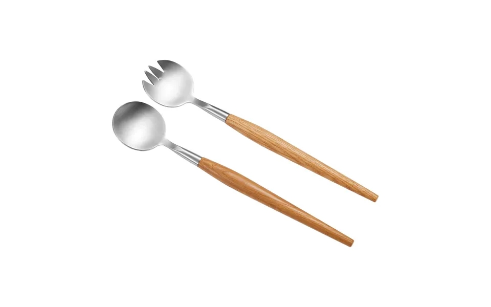 Dorre Sico Salad Cutlery 28 Cm Stainless Steel-acacia