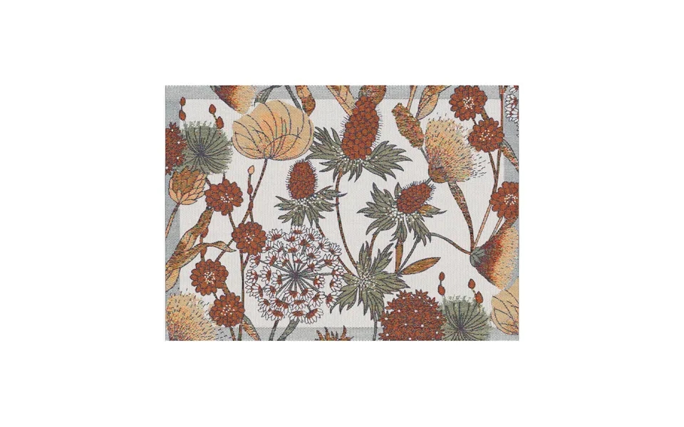 Ekelund Linneväveri Autumn Placemat 35x48 Cm Brown-red