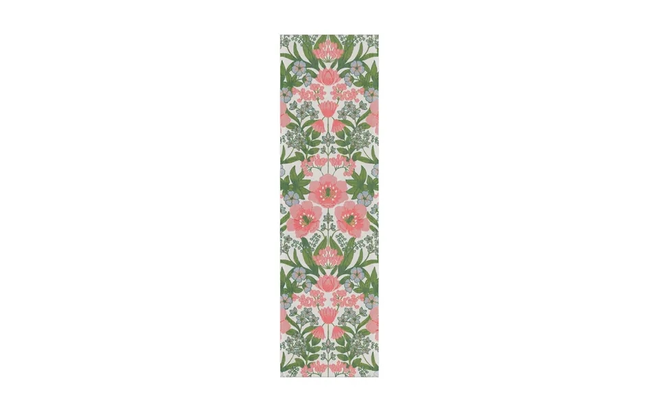 Ekelund Linneväveri Bettys Tulpaner Table Runner 35x120 Cm Pink-green