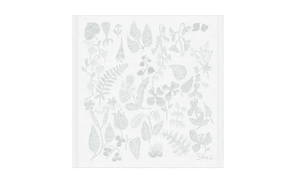 Ekelund Linneväveri Herbarium Napkin 35x35 Cm Grey