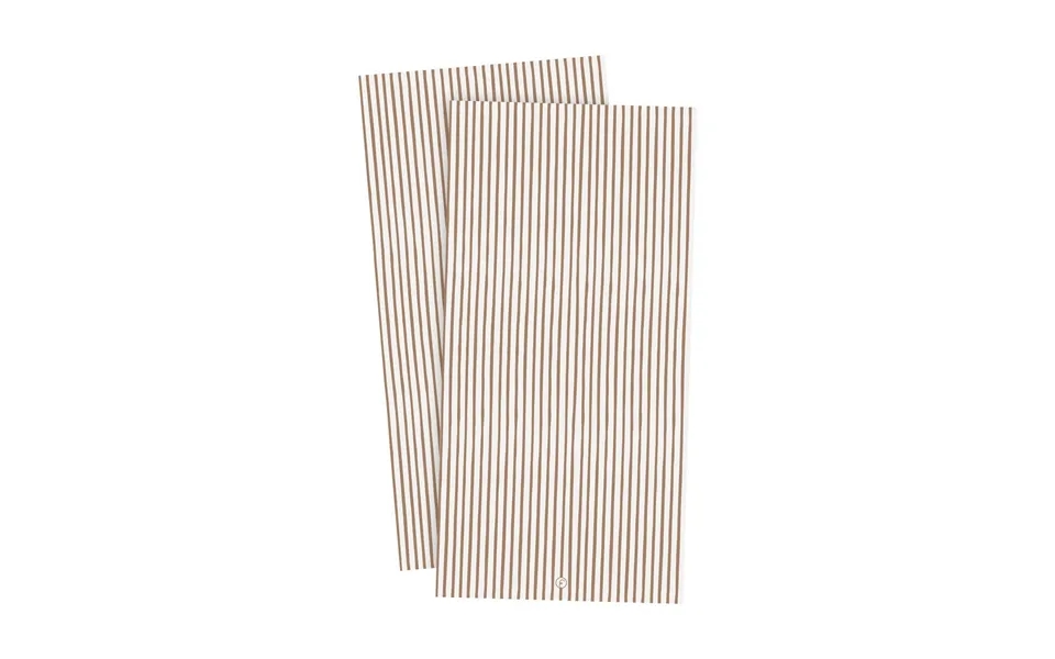 Ernst Ernst Napkin Striped 10x20 Cm 20-pack Kola White