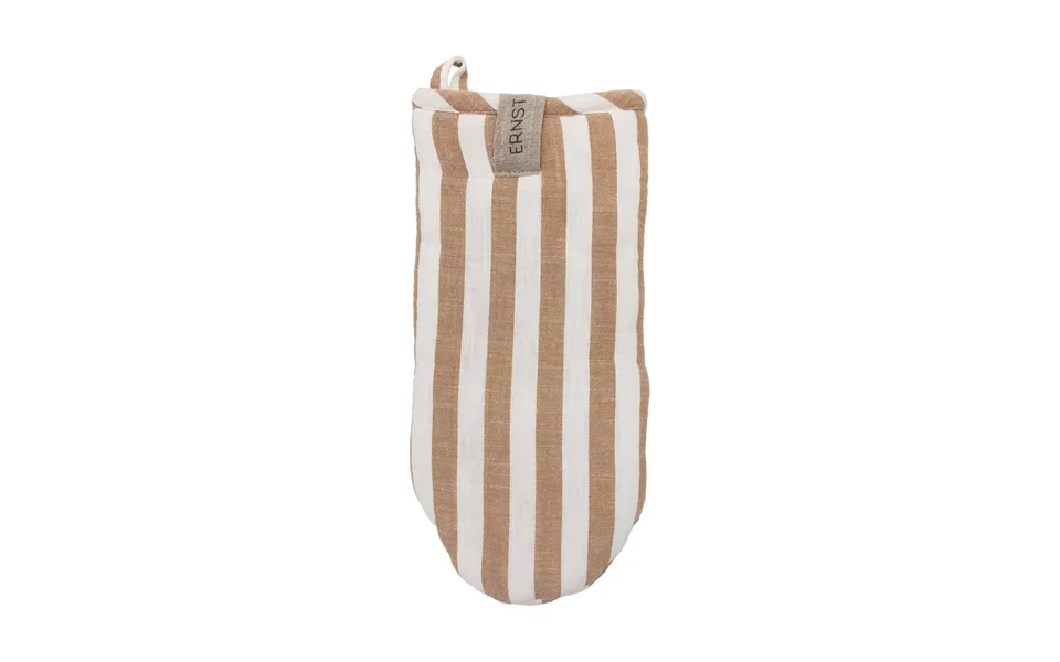 Ernst Ernst Oven Mitt Wide Stripes Kola White