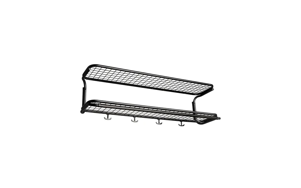 Essem Design Classic 650 Hat Shelf Black Black - 2 Levels
