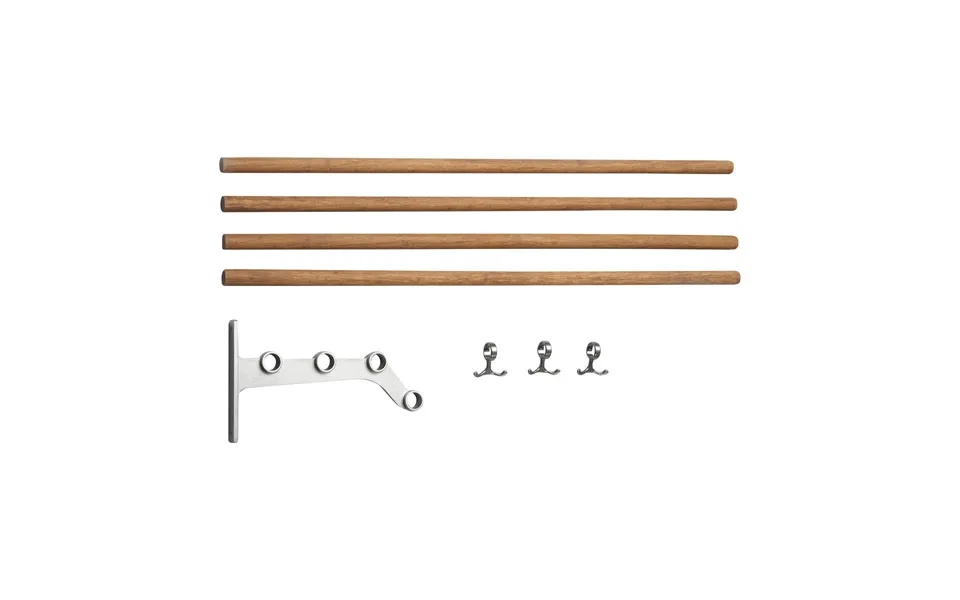 Essem Design Nostalgi 291 Inbuilt Hat Rack 100 Cm Bamboo-aluminium