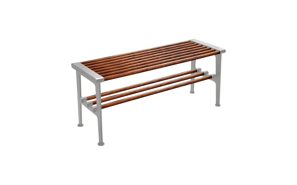 Essem Design Nostalgi Bench 100 Cm Walnut-aluminium
