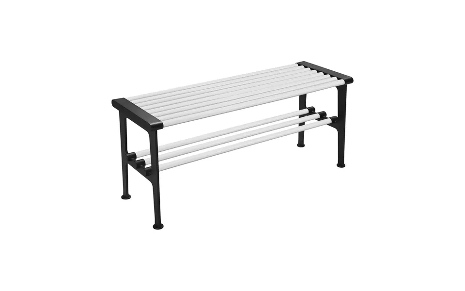 Essem Design Nostalgi Bench 100 Cm White-black