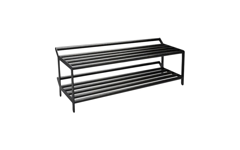 Essem Design Tamburin Shoe Shelf 100 Cm Black Oiled Oak-black