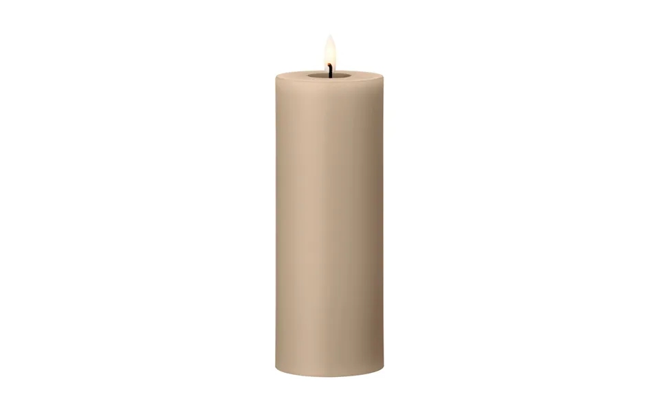 Ester & Erik Ester & Erik Pillar Candle Led 18 Nougat Note - 20 Cm