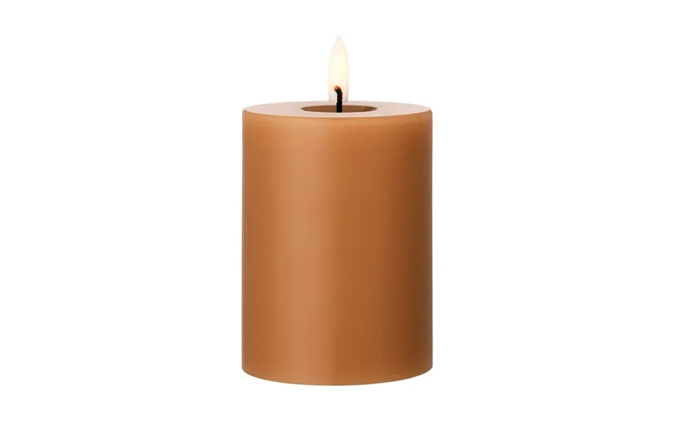 Ester & Erik Ester & Erik Pillar Candle Led 23 Raw Toffee - 10 Cm