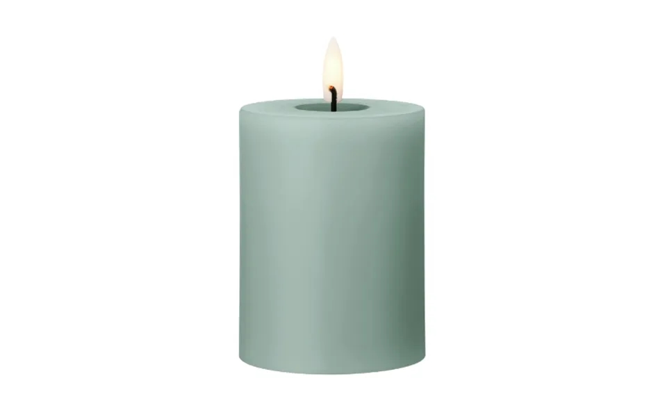 Ester & Erik Ester & Erik Pillar Candle Led 67 Jade Stone - 10 Cm
