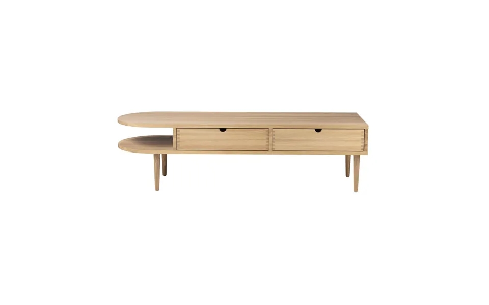 Fdb Møbler F24 Radius Bench Oak Nature Lacquered 45x145 Cm