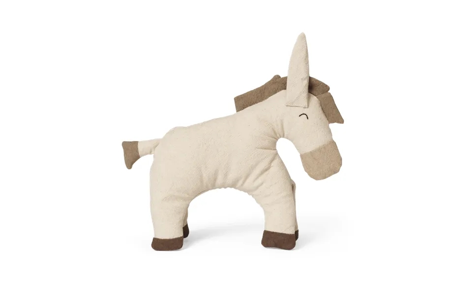Ferm Living Donkey Soft Toy Undyed-dark Sand