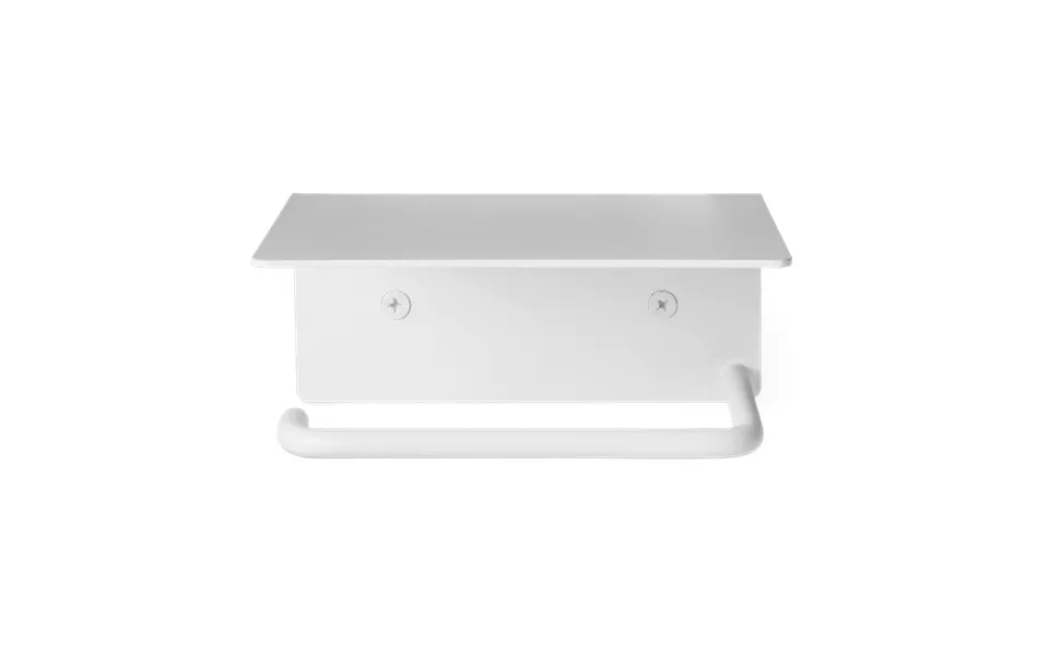 Ferm Living Dora Toilet Paper Holder With Shelf White