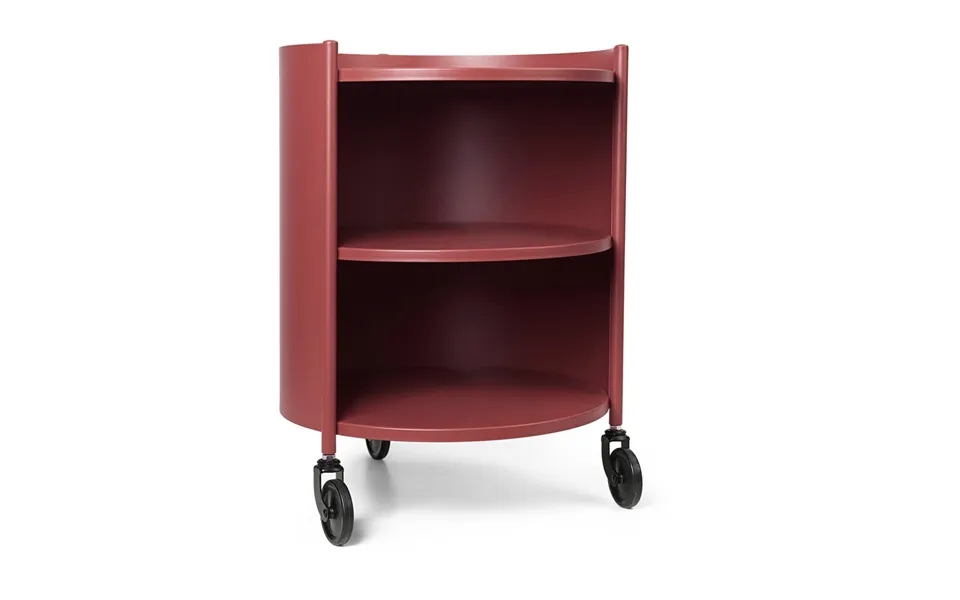 Ferm Living Eve Side Table Mahogany Red