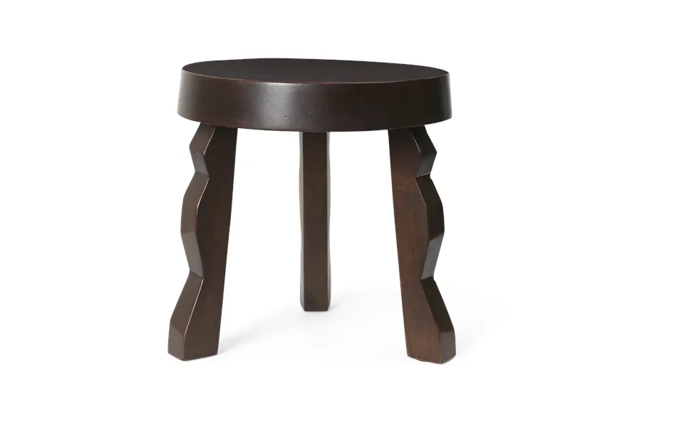 Ferm Living Faye Stool Dark Stained Mango