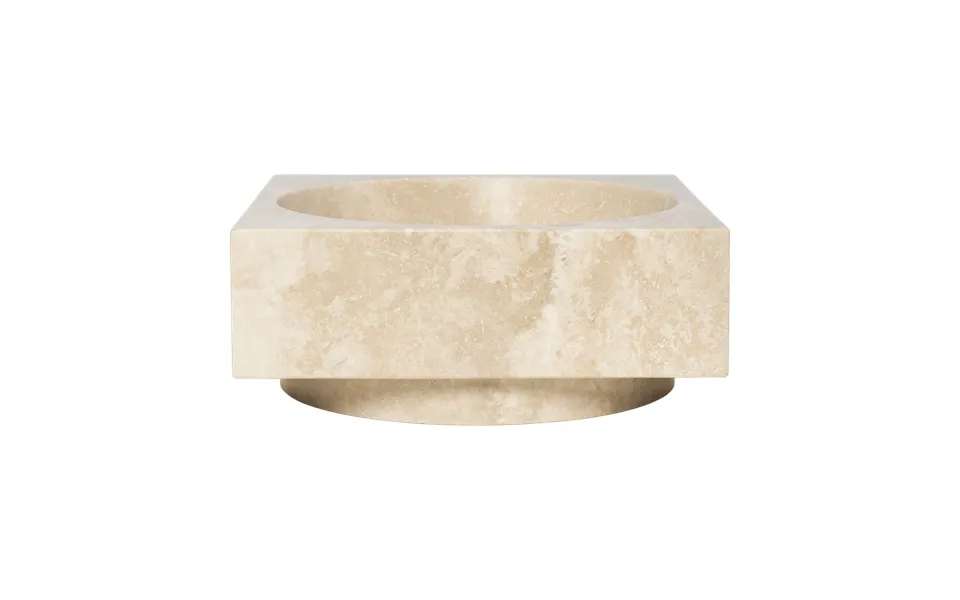 Ferm Living Hew Decorative Bowl High Travertine