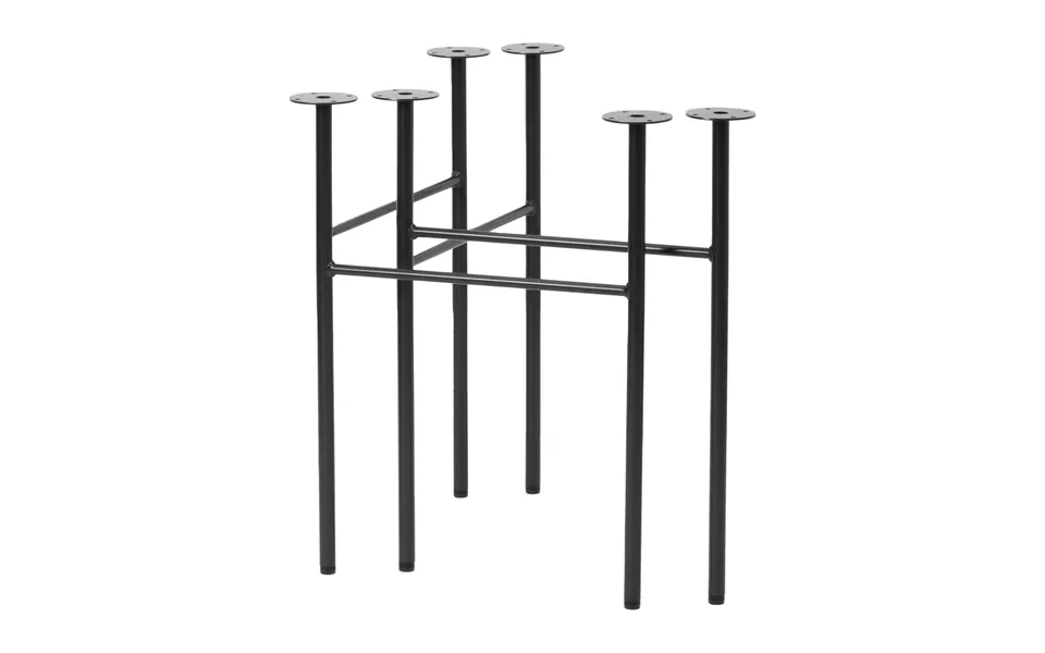 Ferm Living Mingle Table Legs Steel 2-pack Black 68 Cm