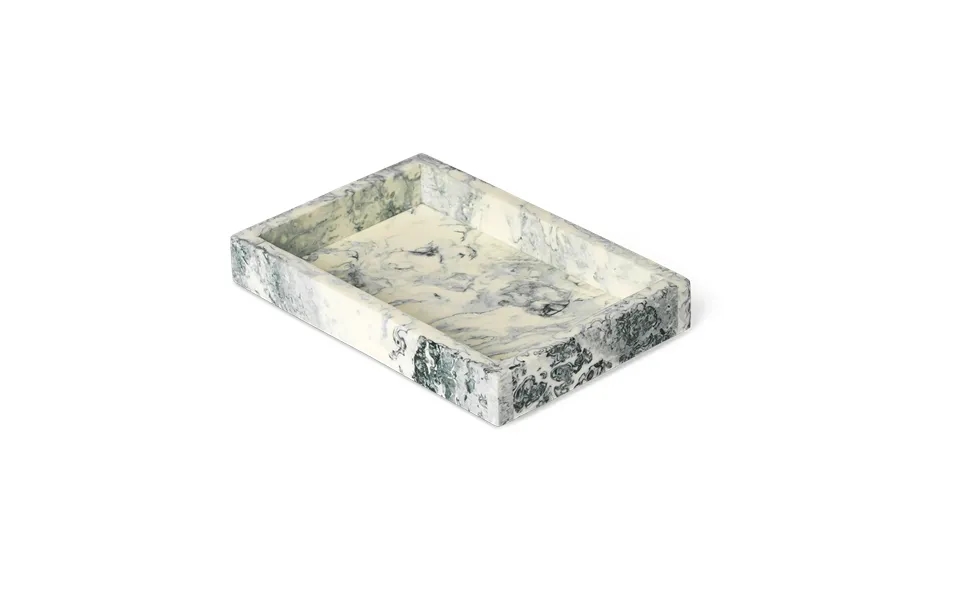 Ferm Living Mist Decorative Tray 10x15 Cm Emerald-off White