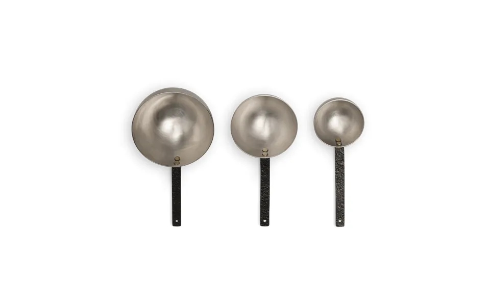 Ferm Living Obra Measuring Spoons Set 3 Pieces Stainless Steel