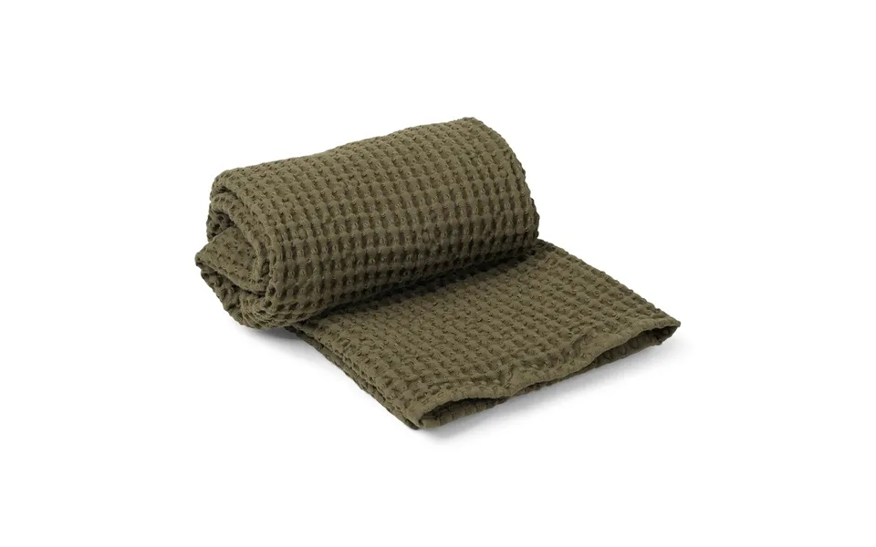 Ferm Living Organic Bath Towel 70x140 Cm Olive