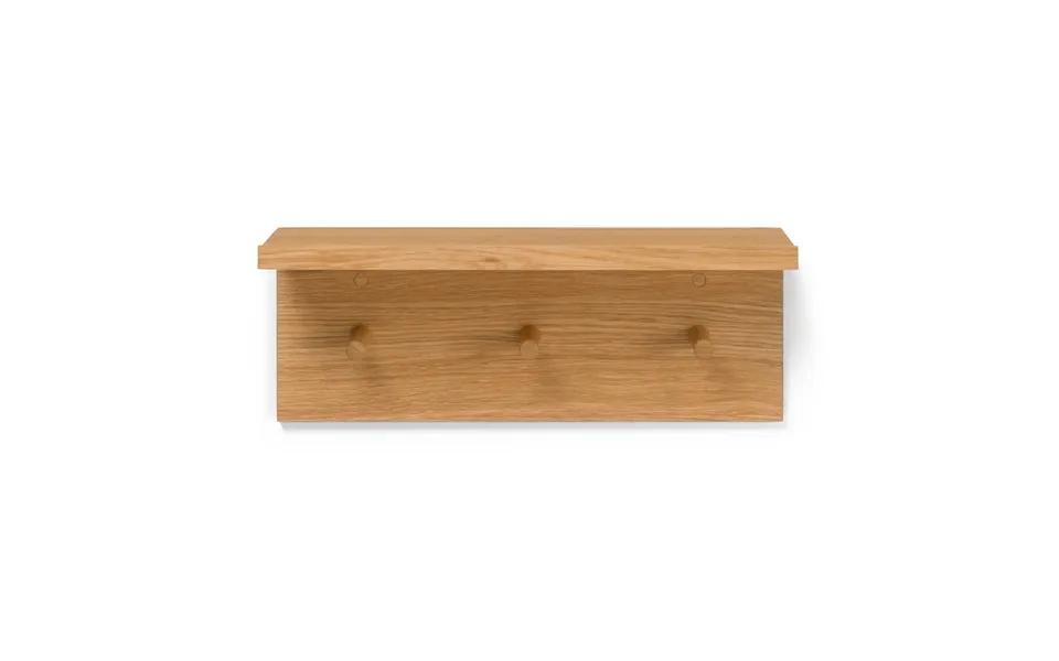 Ferm Living Place Rack Hooks And Shelf Oak Small